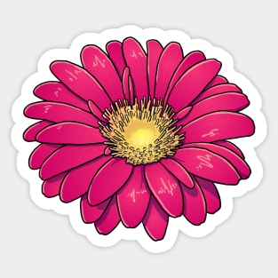 Gerbera Flower Lover Sticker